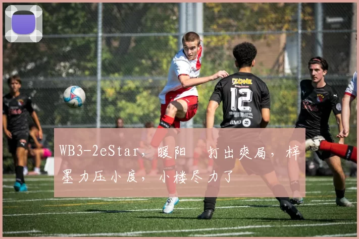 WB3-2eStar，暖阳暃打出爽局，梓墨力压小度，小楼尽力了