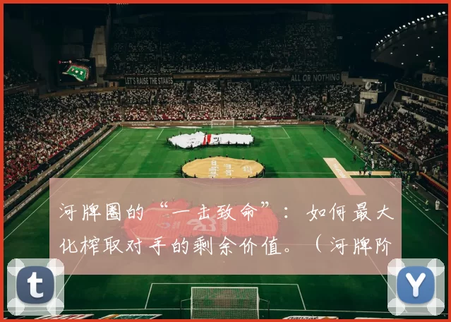 河牌圈的“一击致命”：如何最大化榨取对手的剩余价值。（河牌阶段的终极杀招：最大化获取对手的剩余价值）